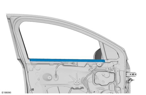 Ford Fusion. Front Door Window Glass. Removal and Installation