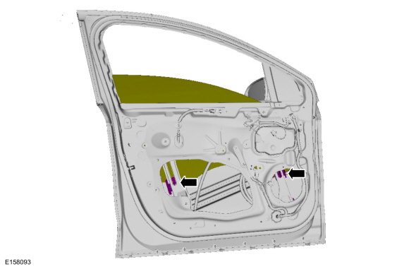 Ford Fusion. Front Door Window Glass. Removal and Installation