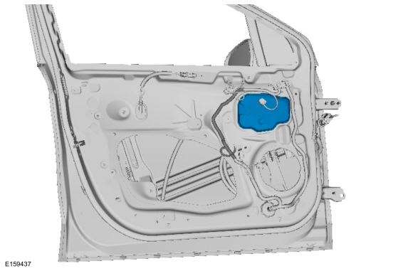 Ford Fusion. Front Door Window Regulator. Removal and Installation