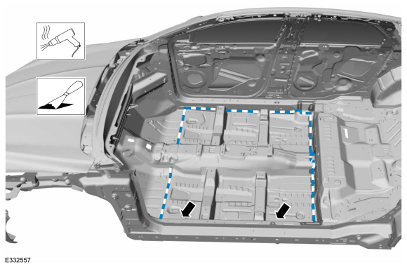 Ford Fusion. Front Floor Panel. Removal and Installation