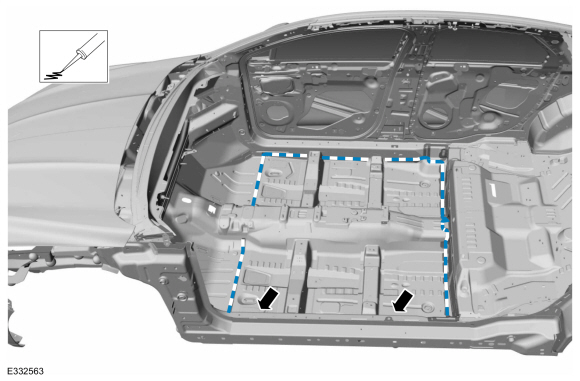 Ford Fusion. Front Floor Panel. Removal and Installation