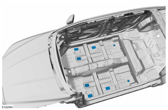 Ford Fusion. Front Floor Panel. Removal and Installation