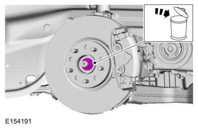 Ford Fusion. Front Halfshaft RH. Removal and Installation