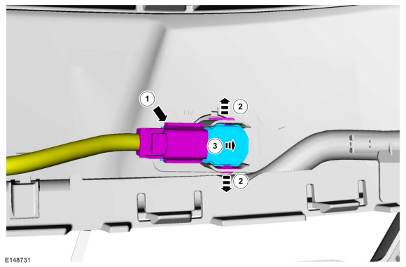 Ford Fusion. Front Parking Aid Sensor. Removal and Installation