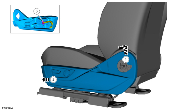 Ford Fusion. Front Seat Backrest. Removal and Installation