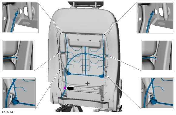 Ford Fusion. Front Seat Lumbar Assembly. Removal and Installation