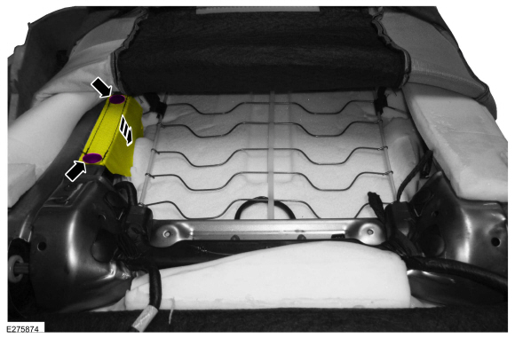 Ford Fusion. Front Seat Power Lumbar Assembly. Removal and Installation