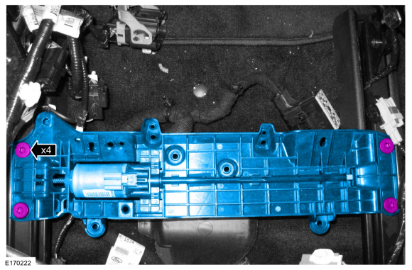 Ford Fusion. Front Seat Track Motor. Removal and Installation