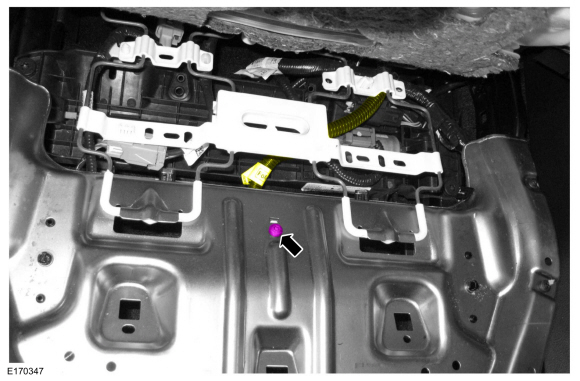 Ford Fusion. Front Seat Track Motor. Removal and Installation