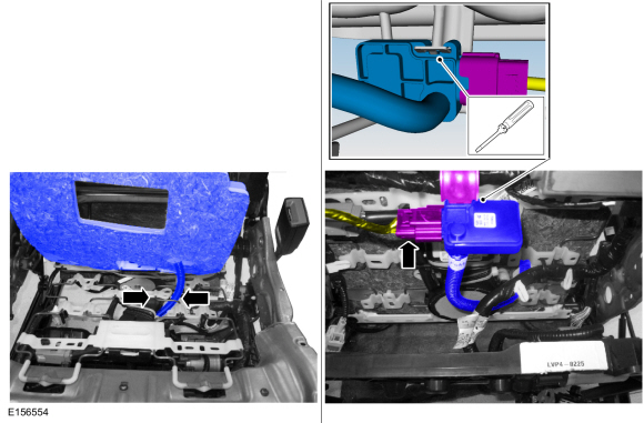 Ford Fusion. Front Seat Track. Removal and Installation