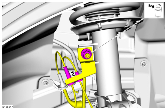 Ford Fusion. Front Strut and Spring Assembly. Removal and Installation