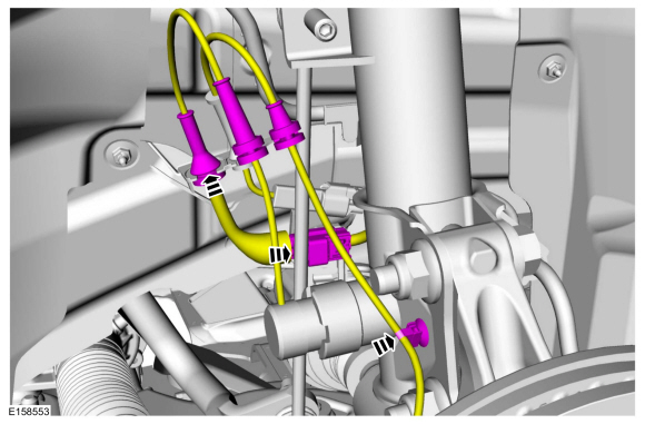 Ford Fusion. Front Strut and Spring Assembly. Removal and Installation