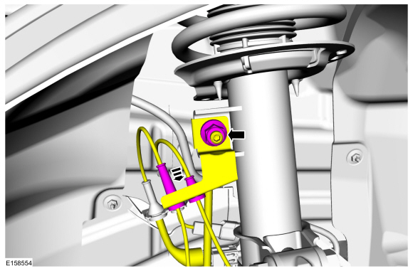 Ford Fusion. Front Strut and Spring Assembly. Removal and Installation