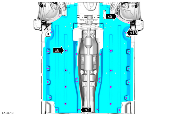 Ford Fusion. Front Subframe - 1.5L EcoBoost (118kW/160PS) – I4/2.0L EcoBoost (184kW/250PS) – MI4/2.5L Duratec (125kW/170PS). Removal and Installation