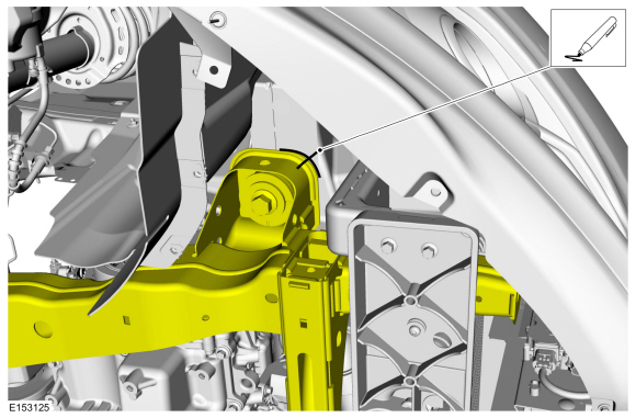 Ford Fusion. Front Subframe - 1.5L EcoBoost (118kW/160PS) – I4/2.0L EcoBoost (184kW/250PS) – MI4/2.5L Duratec (125kW/170PS). Removal and Installation