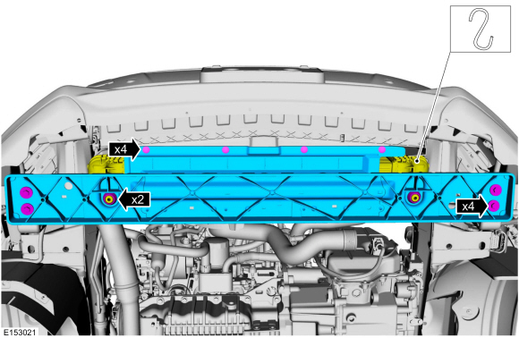 Ford Fusion. Front Subframe - 1.5L EcoBoost (118kW/160PS) – I4/2.0L EcoBoost (184kW/250PS) – MI4/2.5L Duratec (125kW/170PS). Removal and Installation