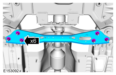 Ford Fusion. Front Subframe - 1.5L EcoBoost (118kW/160PS) – I4/2.0L EcoBoost (184kW/250PS) – MI4/2.5L Duratec (125kW/170PS). Removal and Installation