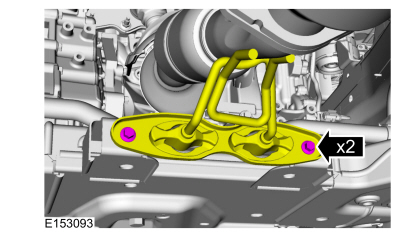 Ford Fusion. Front Subframe - 1.5L EcoBoost (118kW/160PS) – I4/2.0L EcoBoost (184kW/250PS) – MI4/2.5L Duratec (125kW/170PS). Removal and Installation