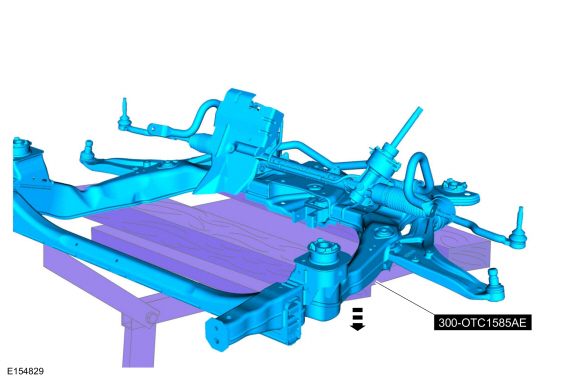 Ford Fusion. Front Subframe - 1.5L EcoBoost (118kW/160PS) – I4/2.0L EcoBoost (184kW/250PS) – MI4/2.5L Duratec (125kW/170PS). Removal and Installation