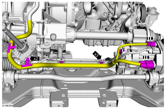 Ford Fusion. Front Subframe - 1.5L EcoBoost (118kW/160PS) – I4/2.0L EcoBoost (184kW/250PS) – MI4/2.5L Duratec (125kW/170PS). Removal and Installation