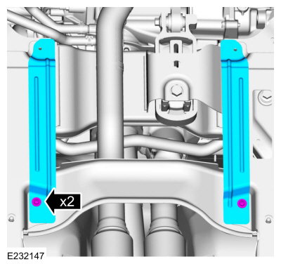 Ford Fusion. Front Subframe - 2.7L EcoBoost (238kW/324PS). Removal and Installation