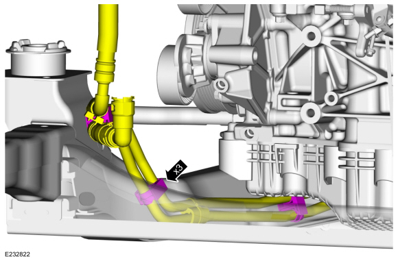 Ford Fusion. Front Subframe - 2.7L EcoBoost (238kW/324PS). Removal and Installation