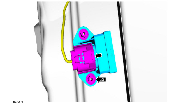 Ford Fusion. Fuel Pump Driver Module (FPDM). Removal and Installation