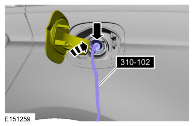 Ford Fusion. Fuel Tank Draining. General Procedures