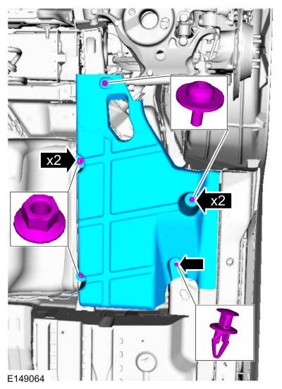 Ford Fusion. Fuel Tank. Removal and Installation