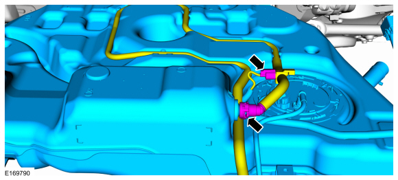 Ford Fusion. Fuel Tank. Removal and Installation