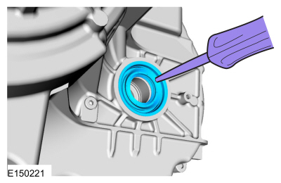 Ford Fusion. Halfshaft Seal LH. Removal and Installation