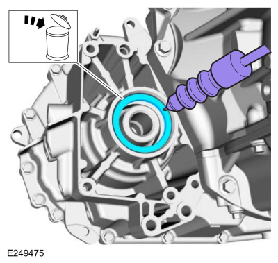 Ford Fusion. Halfshaft Seal RH - AWD. Removal and Installation