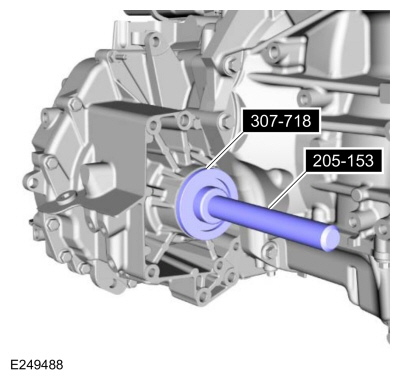 Ford Fusion. Halfshaft Seal RH - AWD. Removal and Installation