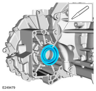 Ford Fusion. Halfshaft Seal RH - FWD. Removal and Installation