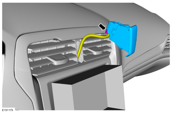 Ford Fusion. Hazard Flasher Switch. Removal and Installation