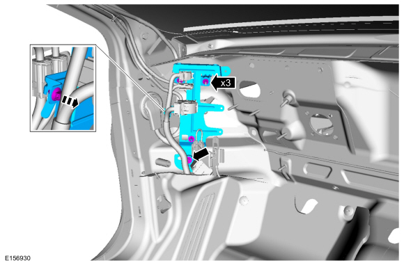 Ford Fusion. Headliner. Removal and Installation