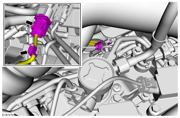 Ford Fusion. Heated Oxygen Sensor (HO2S). Removal and Installation