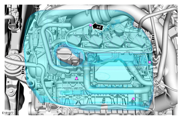 Ford Fusion. Heated Oxygen Sensor (HO2S). Removal and Installation