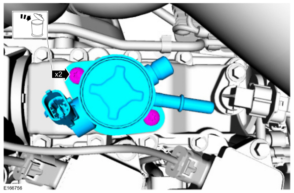 Ford Fusion. High-Pressure Fuel Pump. Removal and Installation