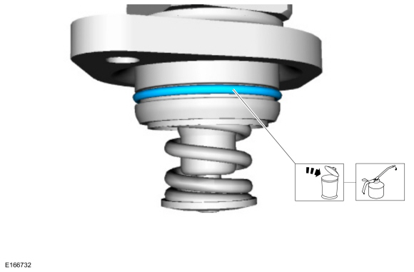 Ford Fusion. High-Pressure Fuel Pump. Removal and Installation