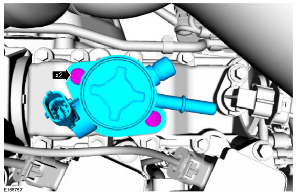 Ford Fusion. High-Pressure Fuel Pump. Removal and Installation