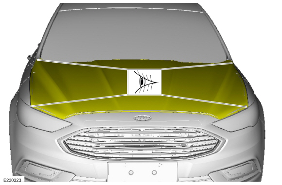 Ford Fusion. Hood Alignment. General Procedures