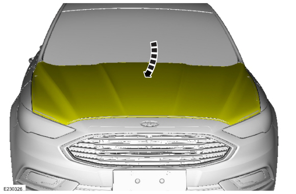 Ford Fusion. Hood Alignment. General Procedures