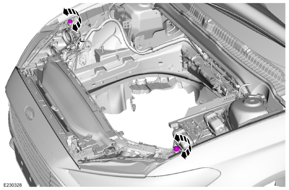 Ford Fusion. Hood Alignment. General Procedures