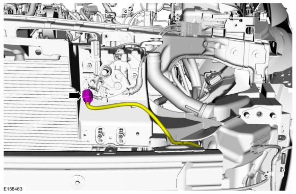 Ford Fusion. Hood Latch. Removal and Installation