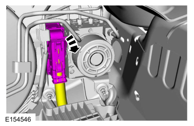 Ford Fusion. Hydraulic Control Unit (HCU). Removal and Installation