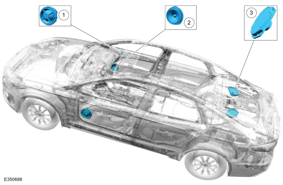 Ford Fusion. Information and Entertainment System - Component Location. Description and Operation