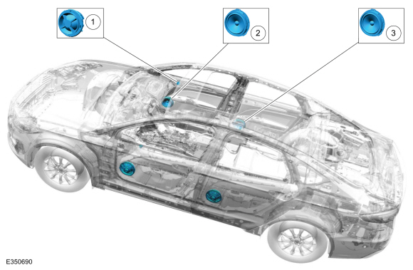 Ford Fusion. Information and Entertainment System - Component Location. Description and Operation