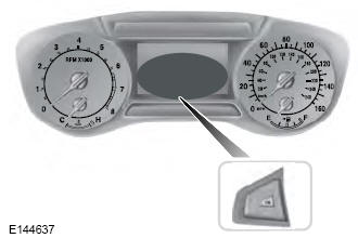 Ford Fusion. Information Display Controls (Type 1 and Type 2)