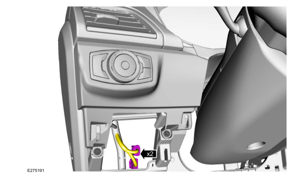 Ford Fusion. Instrument Panel. Removal and Installation